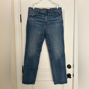 American Eagle Men’s Size 36X34 Athletic Straight Jeans Airflex + Plus
